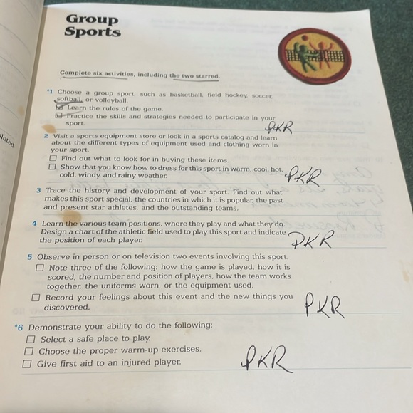 Vintage Girl Scout Badges and Signs book partially completed - Picture 5 of 11